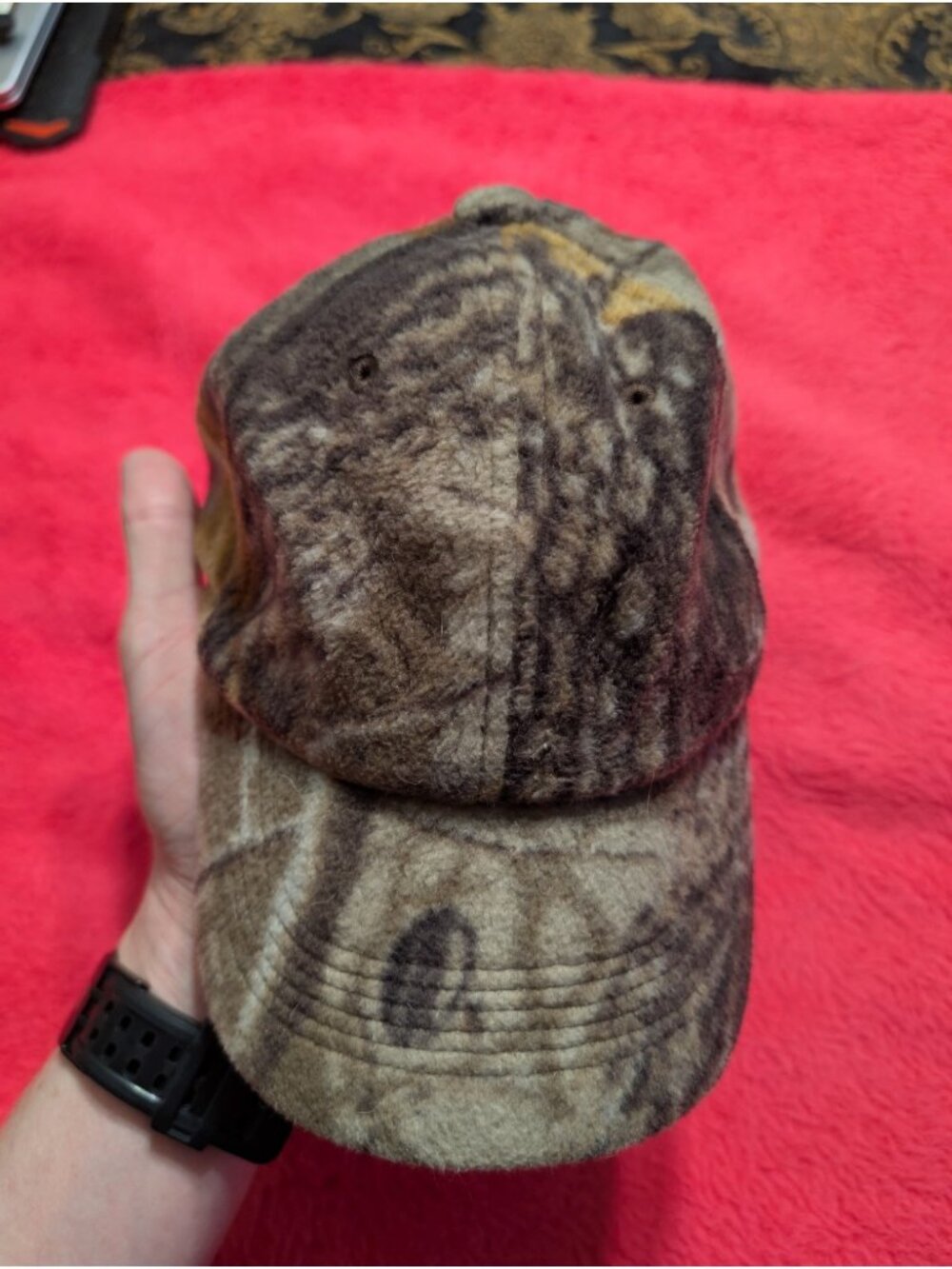 Due North Comfortemp Camo Fleece Trapper Hat Ear Flaps Hunting Radar OSFA VTG